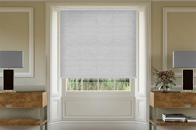 Luxe Silver - Textured Roller Blind