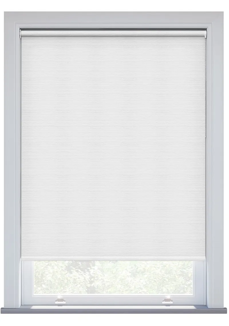 Ivory Slub Twist Fit Roller Blind
