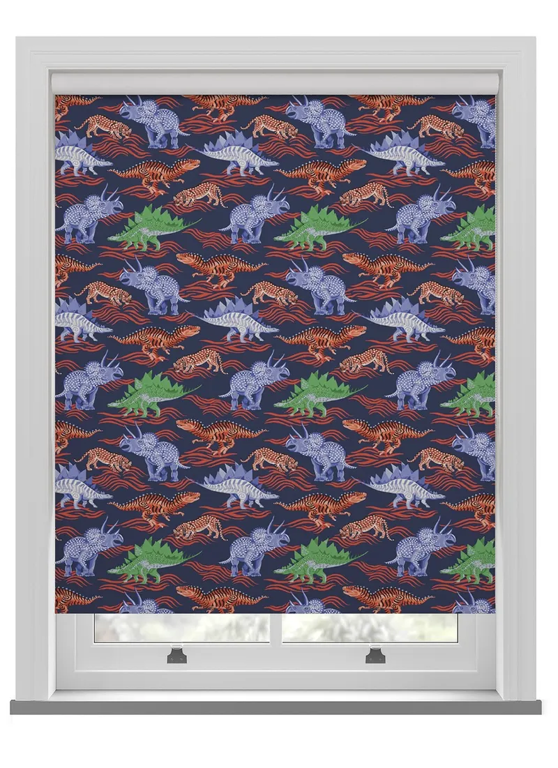 Cath Kidston Dinosaur Navy Roller Blind