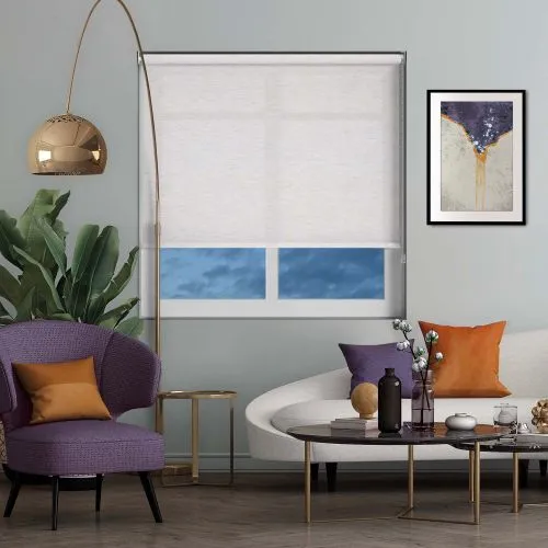 Weave Moonstone Roller Blind