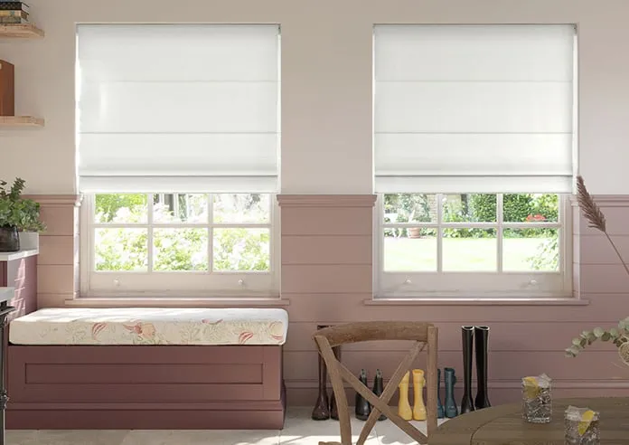 Menton Grey Haven - Roman Blind