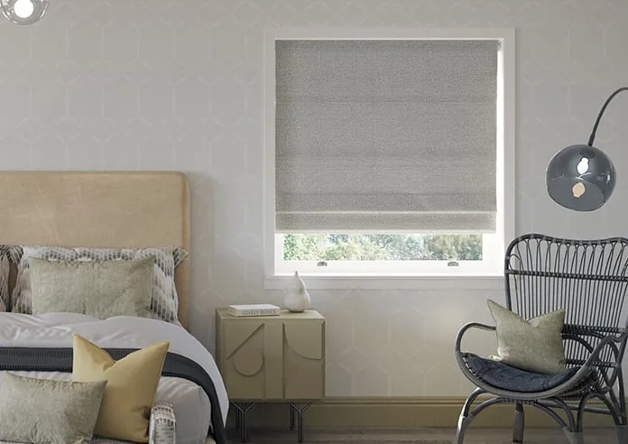 Oleander Silver - Roman Blind