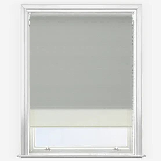 Double Roller Supreme Blackout Linen & Cream Double Roller Blind