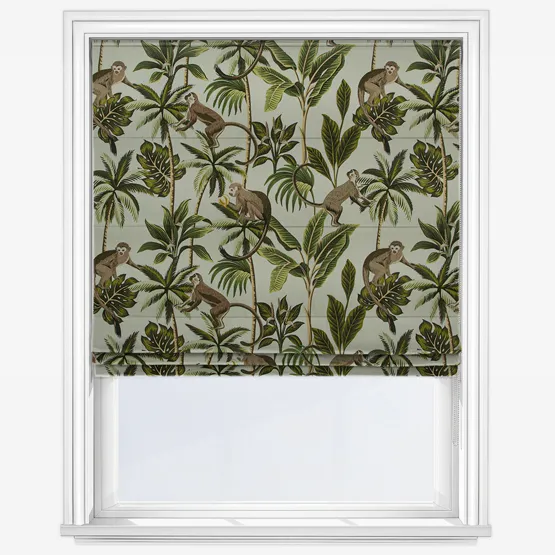 Monkey Natural Roman Blind