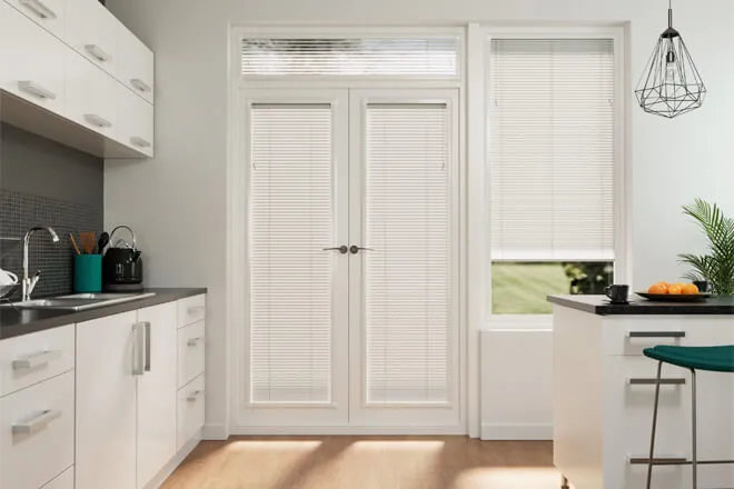 Precision White Wood - 25mm Slat Venetian Perfect Fit Blind