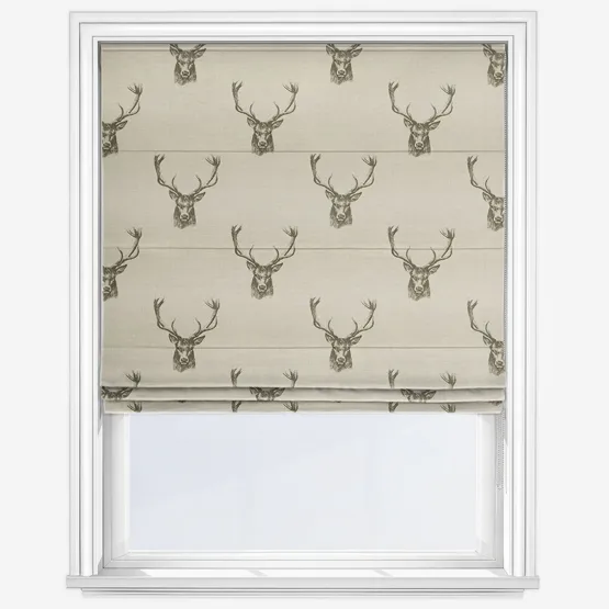 Stag Grey Roman Blind