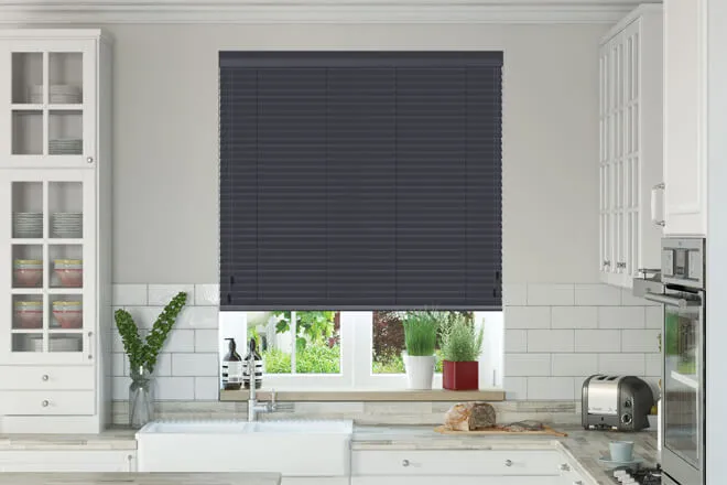 Charisma Midnight Sky - Faux Wood Blind