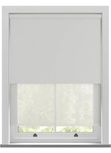 Bella Modesty And Echo Cream Double Roller Blind