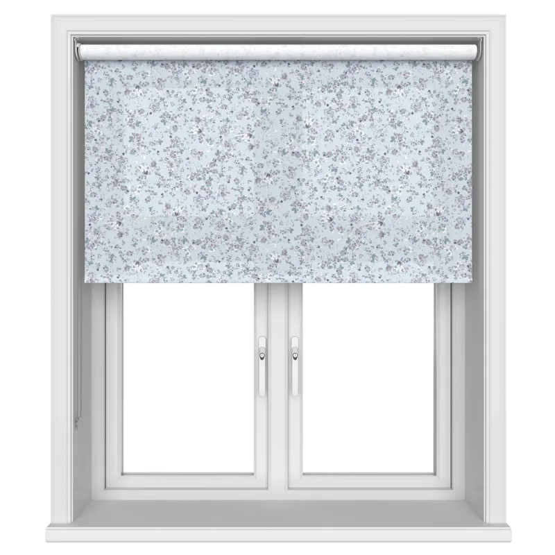 Laura Ashley Blossoms Chalk Blue Blinds Uk