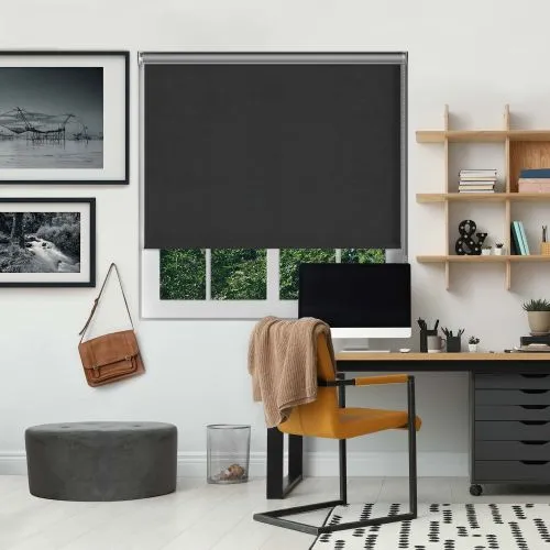 Mirage Solar Black Roller Blind