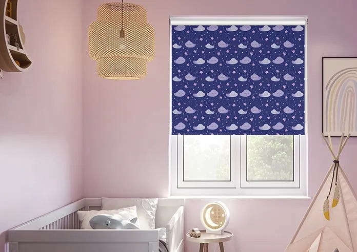 Starry Night Purple Dream - Roller Blind