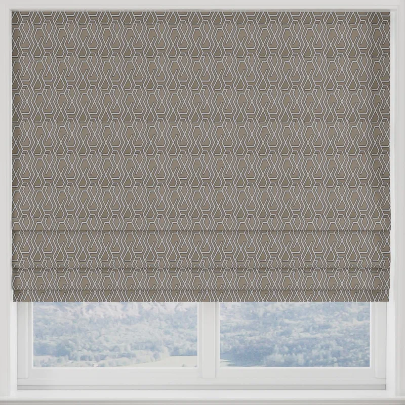 Manhattan Made To Measure Roman Blind Espresso