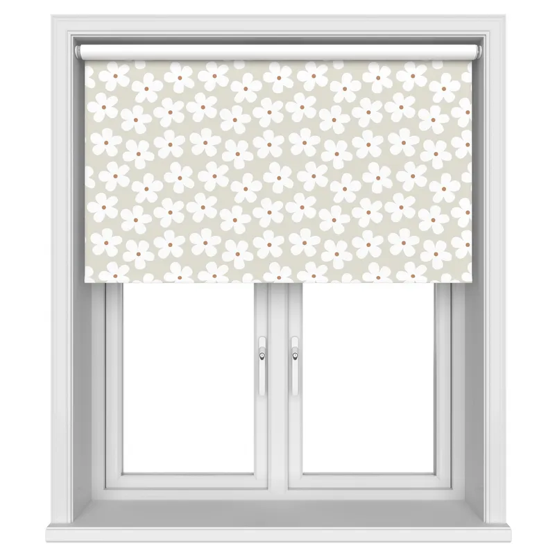 Twistfit Daisy Linen Blackout Motorised