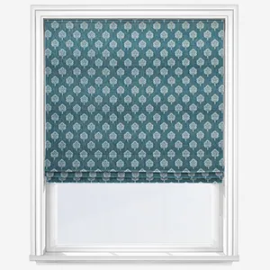 Segoa Teal Roman Blind