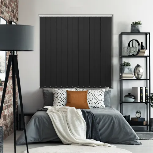 Bedtime Black Vertical Blind