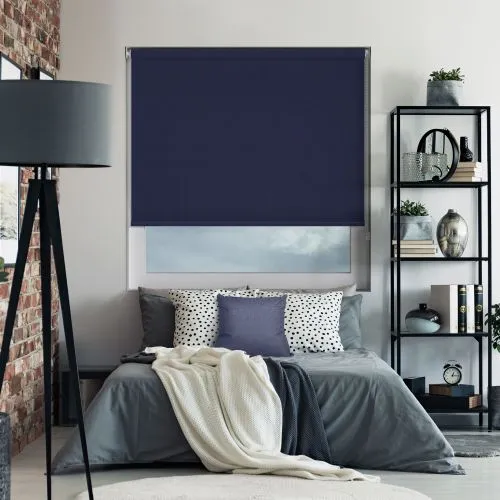 Bedtime Dark Teal Roller Blind