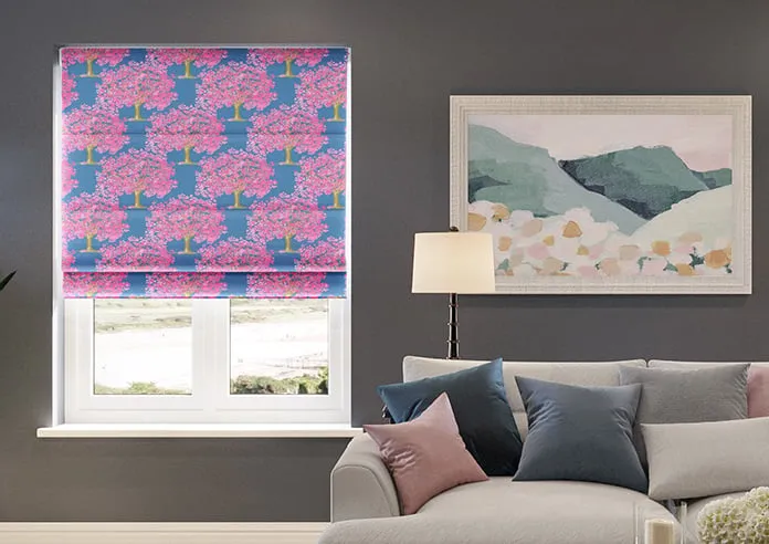 Classic Woodland Ocean - Roman Blind