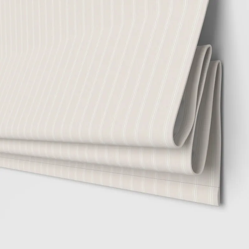 Laura Ashley Striped Motorised Roman Blind | Blindsbypost