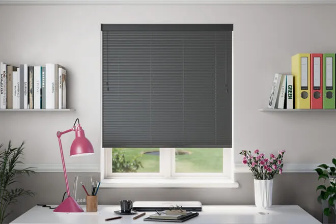 Millennium Charcoal - Venetian Blinds