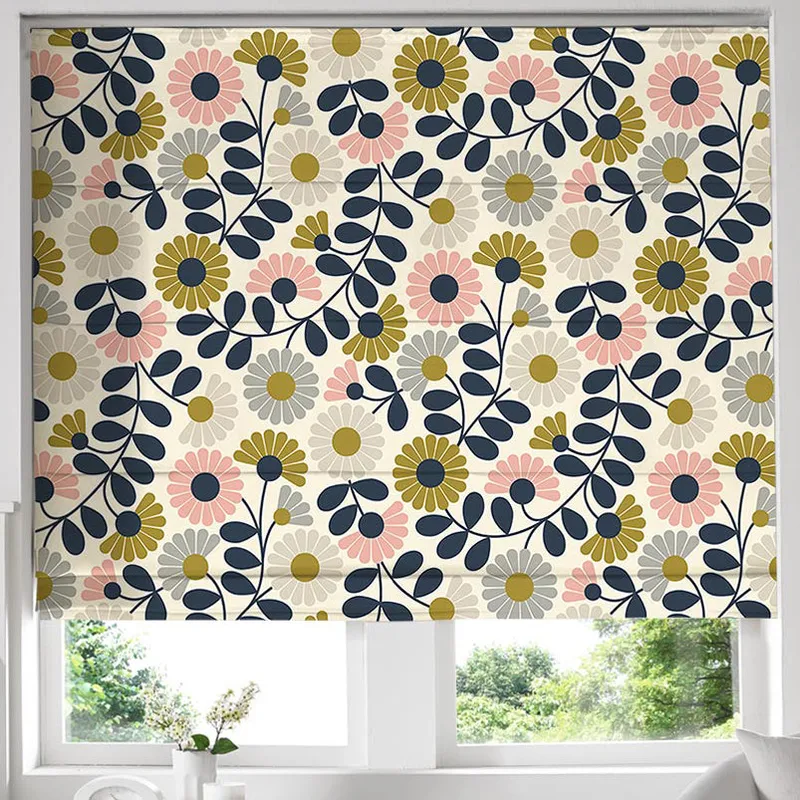 Orla Kiely Kimono Made To Measure Roman Blind Multi