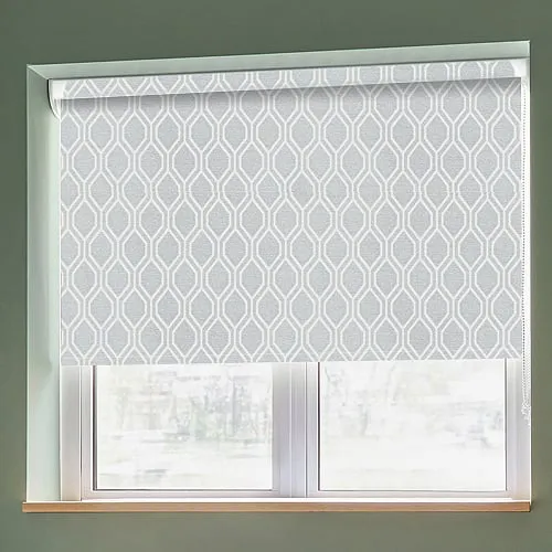 Tessa Grey (Blackout) Grip Fit Roller Blinds