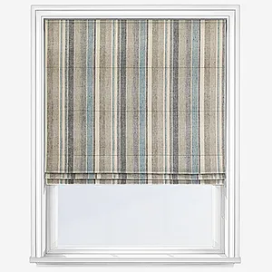 Driftwood Navy Roman Blind