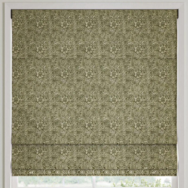 William Morris Marigold Velvet Made To Measure Roman Blind Sage