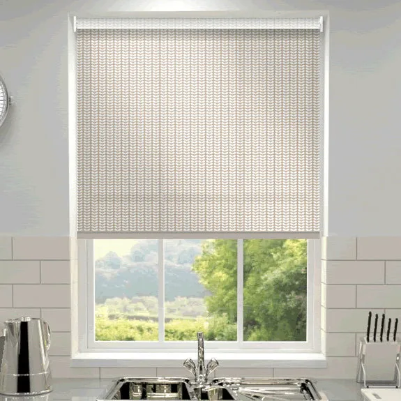Orla Kiely Tiny Stem Made To Measure Roller Blind Taupe