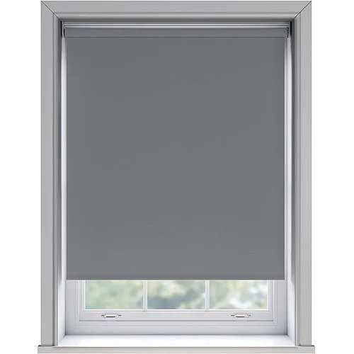 Alara Zinc (Blackout) Blackout Roller Blinds