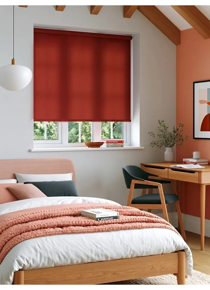 Cardinal Red Daylight Roller Blind