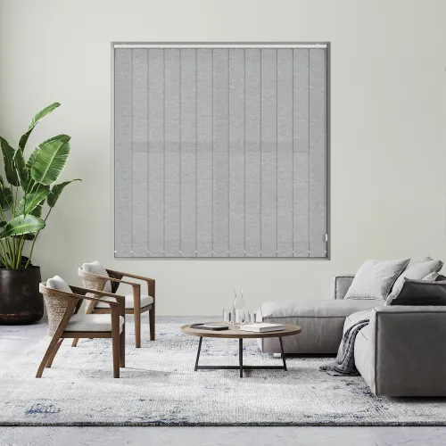 Nordic Solar Silver Vertical Blind