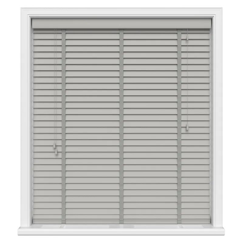 Pavilion Grey Real Wood With Tapes Blinds Uk
