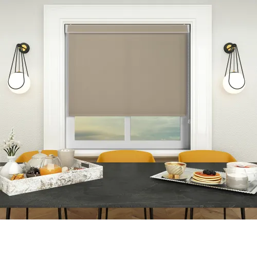 Origin Hessian Pelmet Roller Blind