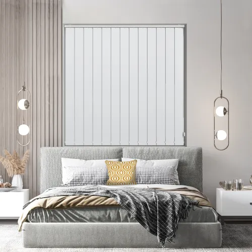 Bedtime White Vertical Blind