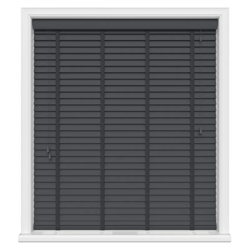 Anthracite Grey Luxury Ecowood Uk - Wooden Blinds
