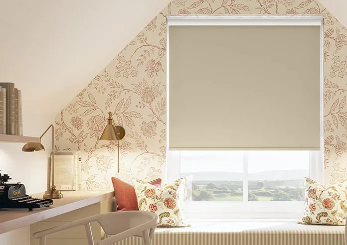 Verona (Blackout) Country Cream - Roller Blind
