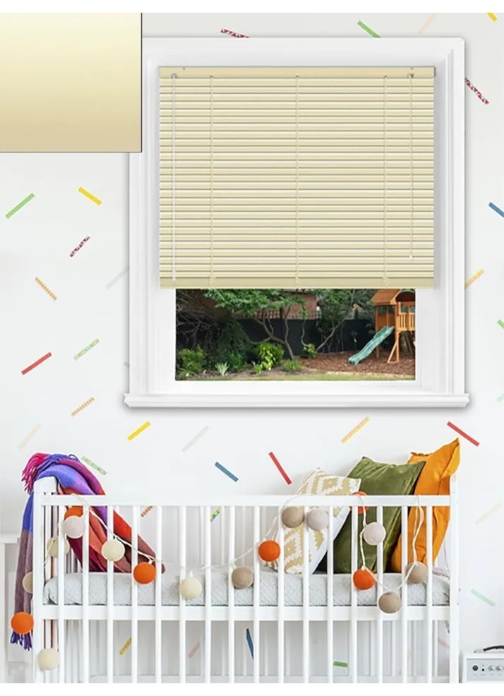 Matte Honeybee 25mm Aluminium Venetian Blind