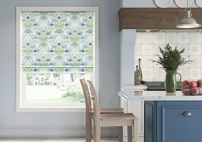 Cotswold Faux Silk Sapphire - Roman Blind
