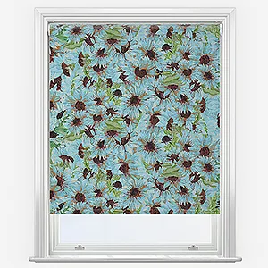 Sonova Studio Sunflower Duck Egg Roller Blind