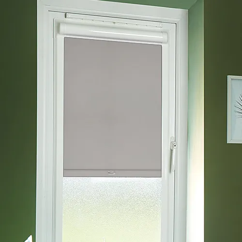 Sirocco Stone (Moisture Resistant) Perfect Fit Blackout Roller Blinds