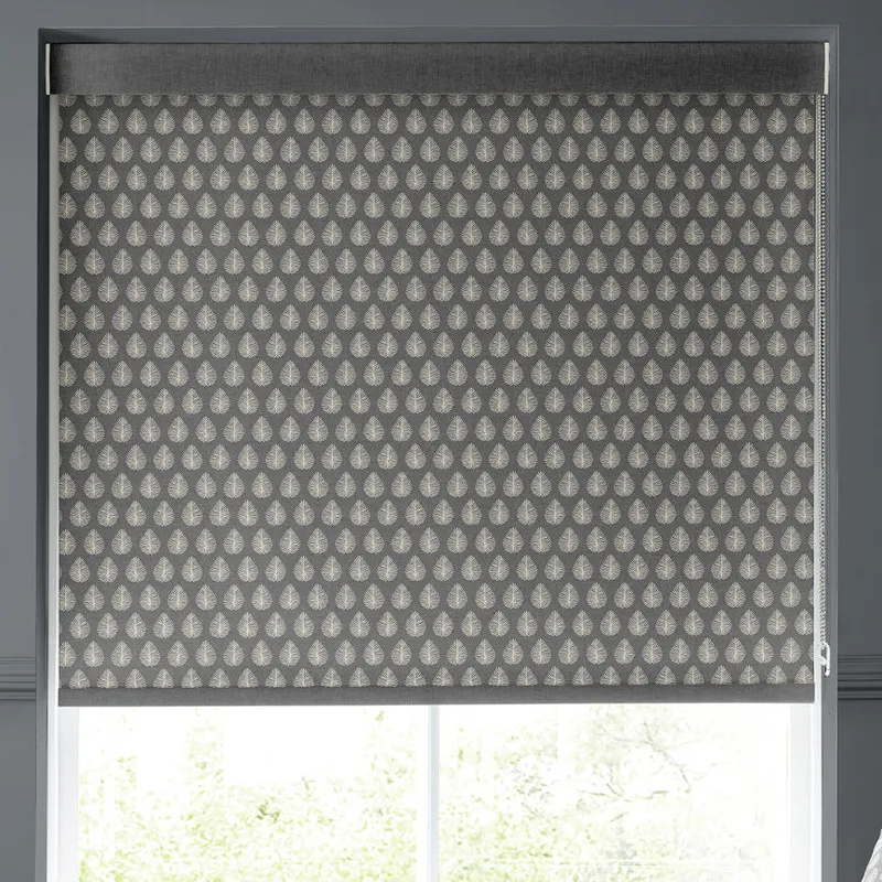 Emily Bond Jaipur Made To Measure Blackout Roller Blind Smoke