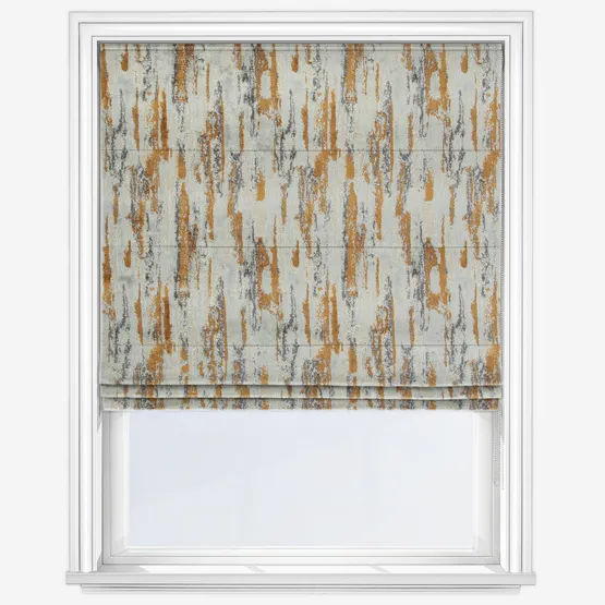 Harlequin Sial Pewter And Bronze Roman Blind