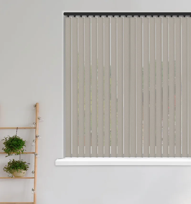 Light Grey Vertical Blinds