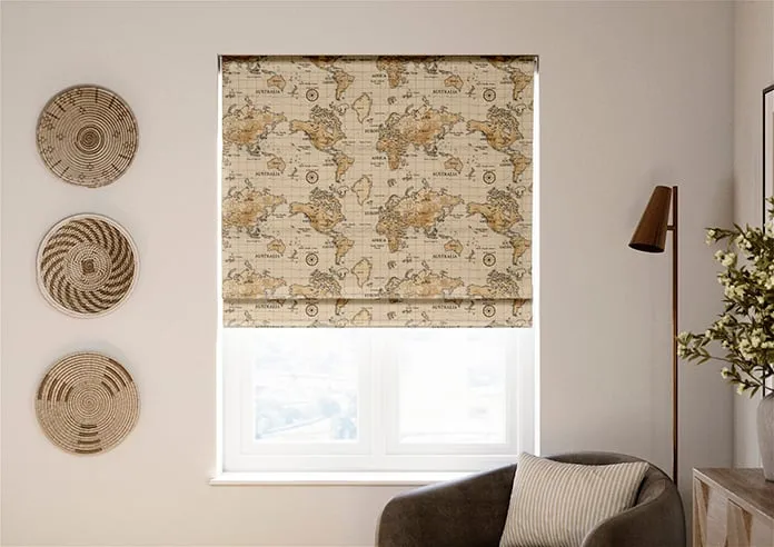 Maps Multi - Roman Blind