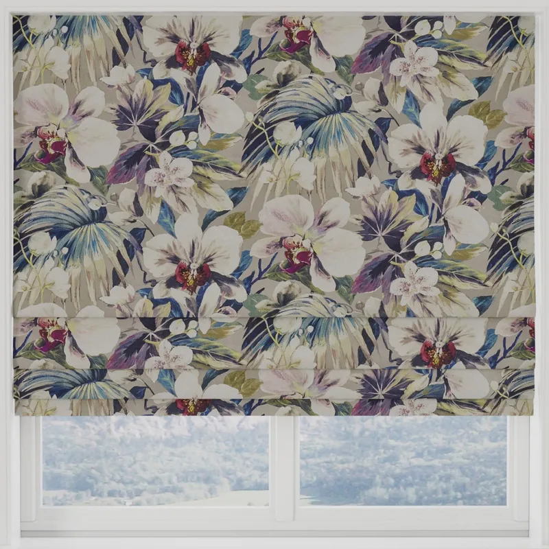 Moorea Made To Measure Roman Blind Sea Spray