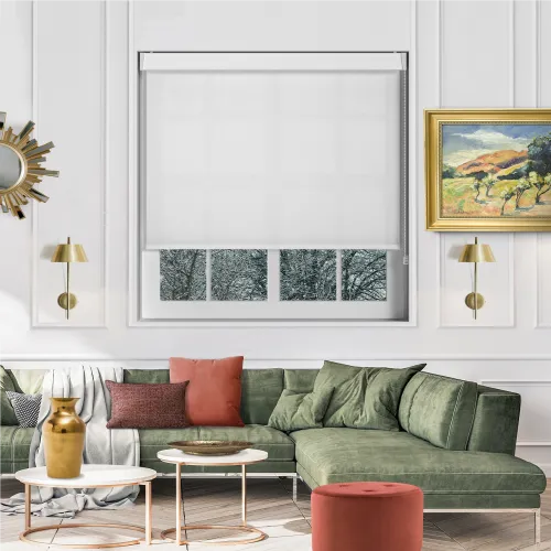 Origin Delicate White Pelmet Roller Blind