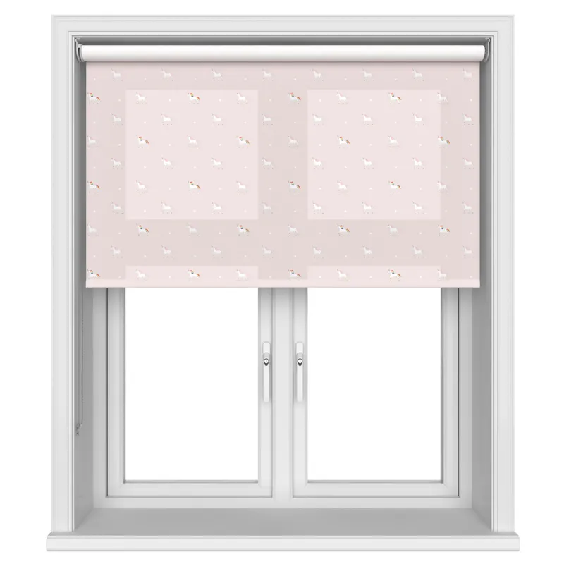Sophie Allport Unicorn Soft Pink Blinds Uk