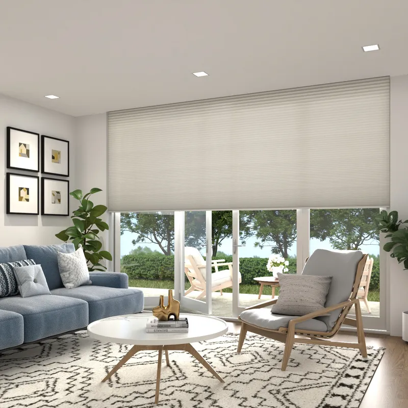 Cosishade Ivory Thermal Privacy Honeycomb Blinds