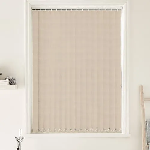 Metz Ivory (Moisture Resistant) Bathroom Vertical Blinds