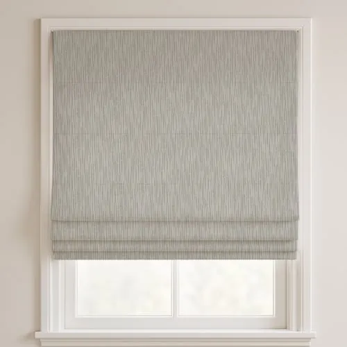 Cora Silver Deluxe Roman Blinds
